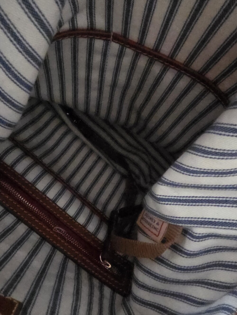 Dooney & Bourke Nylon Shoulder Bag With Leather Strap, Slouchy - Picture 6 of 16